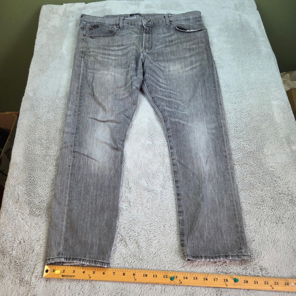 VTG Polo Ralph Lauren Sullivan Slim Jeans Mens 40x30 Stretch Five-Pocket Grey